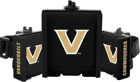 Desert Fox Golf Cart Phone Caddy with Vanderbilt graphic on the course