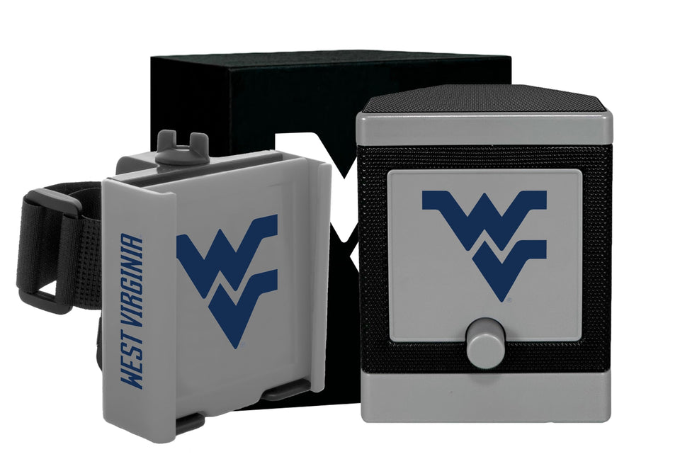 DESERT FOX GOLF Cart Phone Caddy securing your device for WVU fans on the course