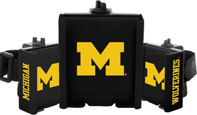 DESERT FOX GOLF cart phone caddy with Wolverines logo for on-course use.