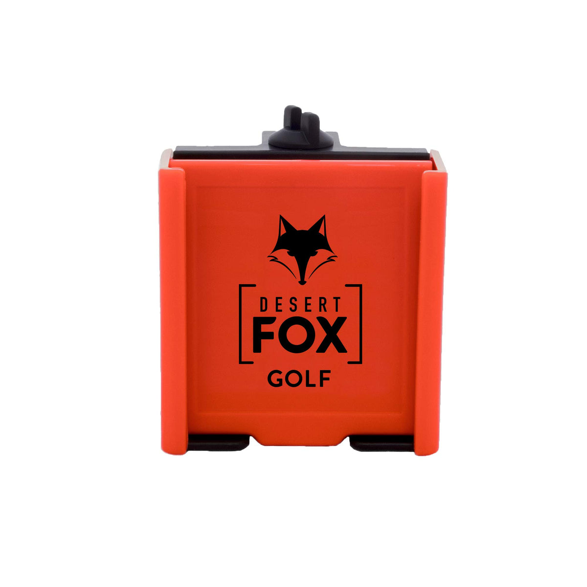 DESERT FOX GOLF Phone Caddy red adjustable system for a precise fit.