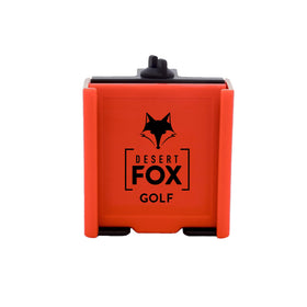 DESERT FOX GOLF Phone Caddy red adjustable system for a precise fit.