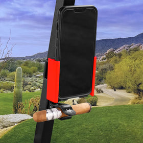 DESERT FOX GOLF velcro-secure strap prevents slips during bumpy cart rides