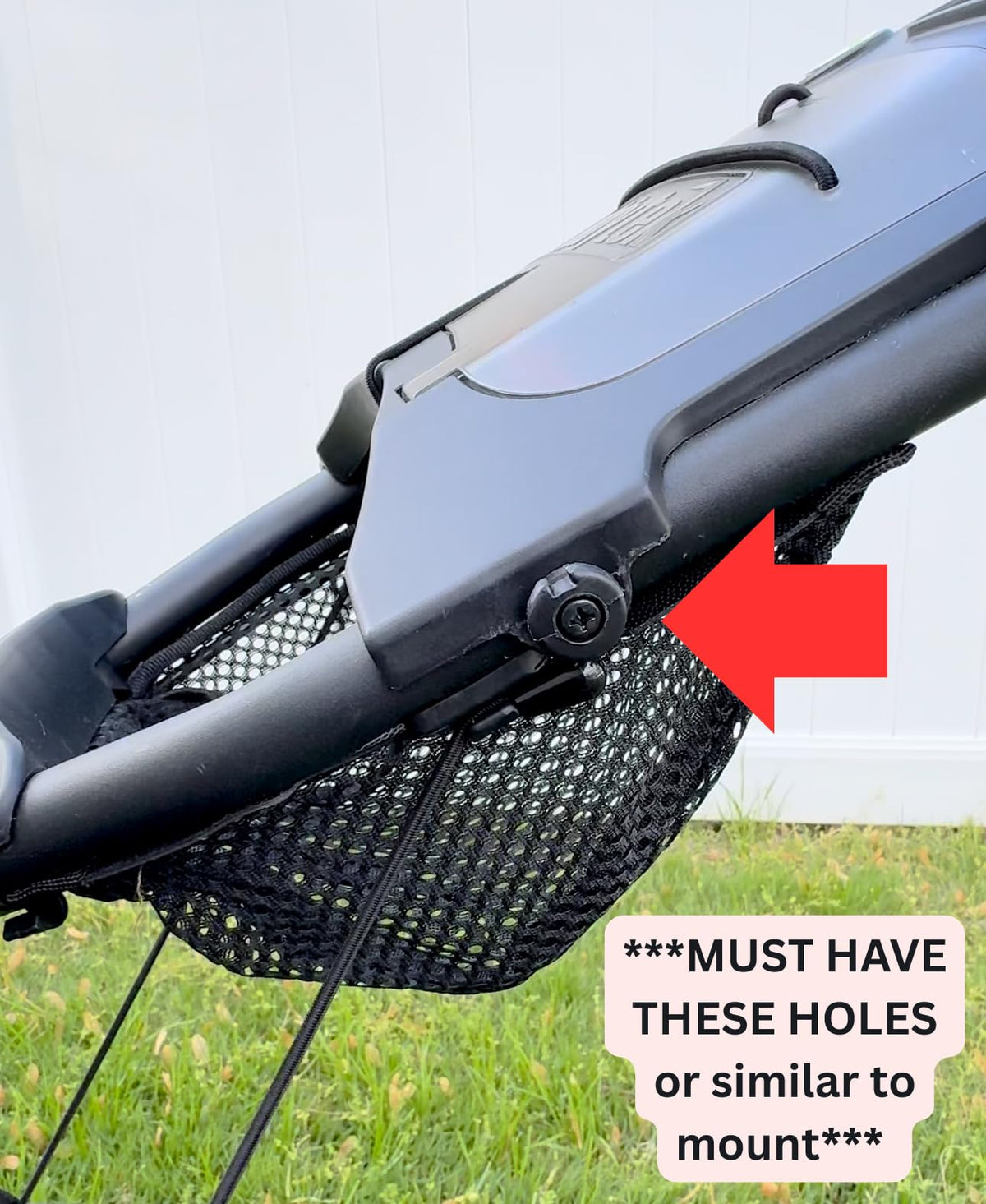 Designs By Brodhead RangeLock on-course use keeps rangefinder ready.