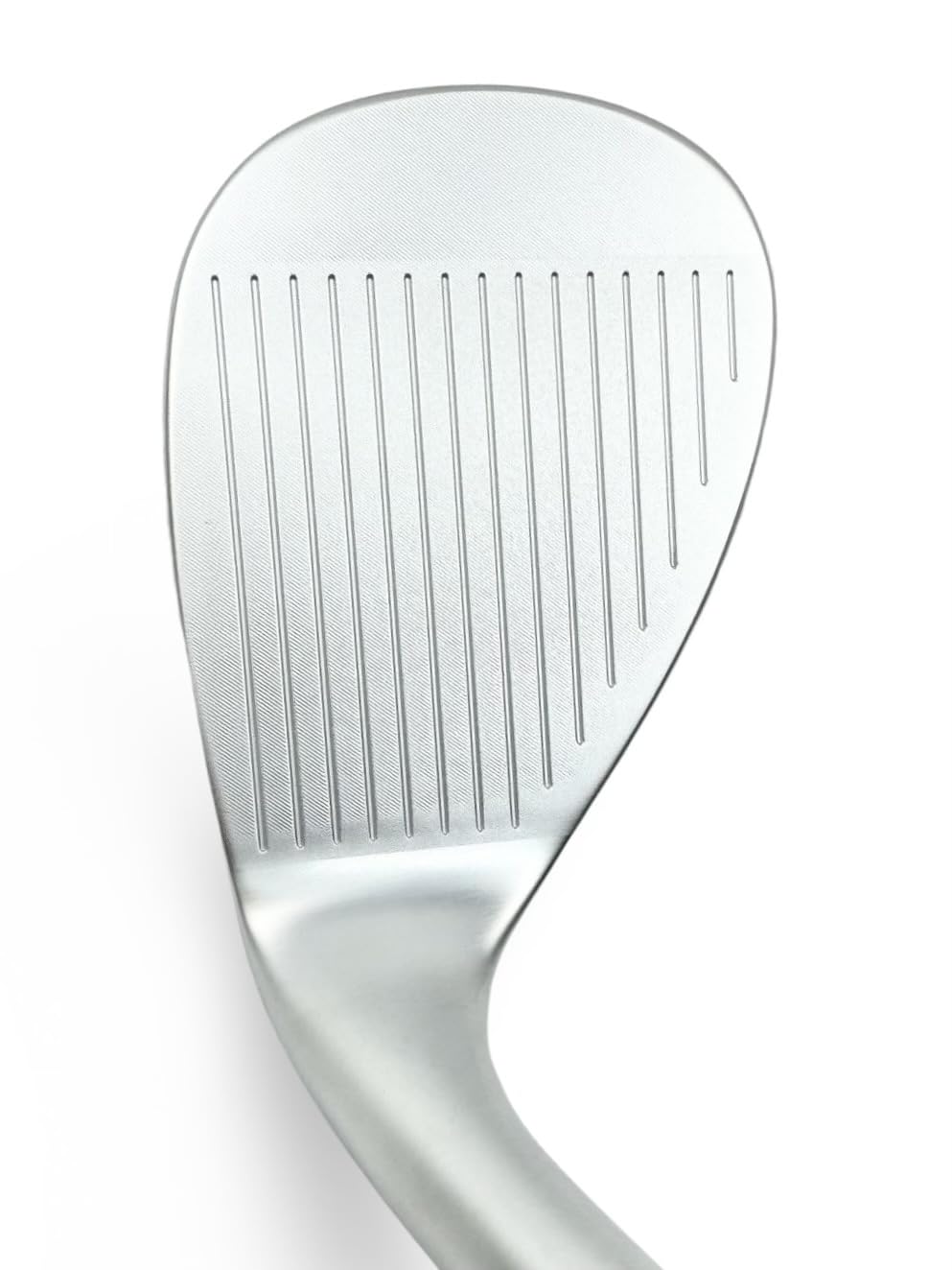 Detroit Golf Co. wedge matte chrome finish adds sleek look and protection.