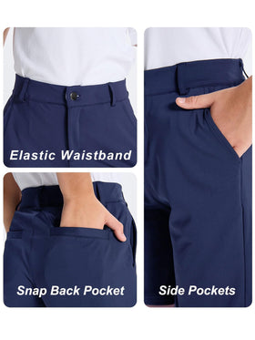 Devoropa back pockets with snap closures keep cards secure