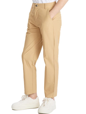 DEVOROPA youth boys golf pants with flat-front design for easy wear and movement