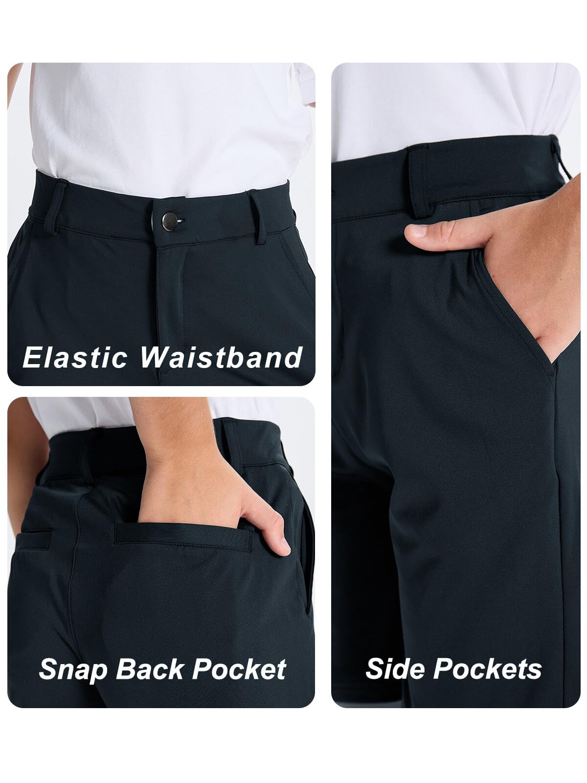 DEVOROPA straight-leg design suits golf, school, and travel.