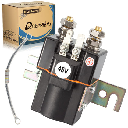 Dewkake Club Car 48V four-terminal solenoid coil for DS and Precedent carts, compatible replacement