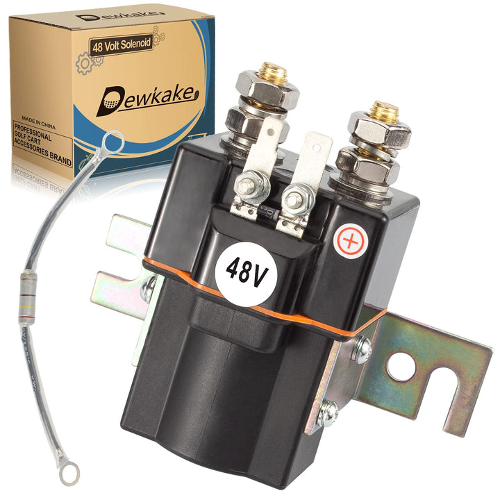 Dewkake Club Car 48V four-terminal solenoid coil for DS and Precedent carts, compatible replacement