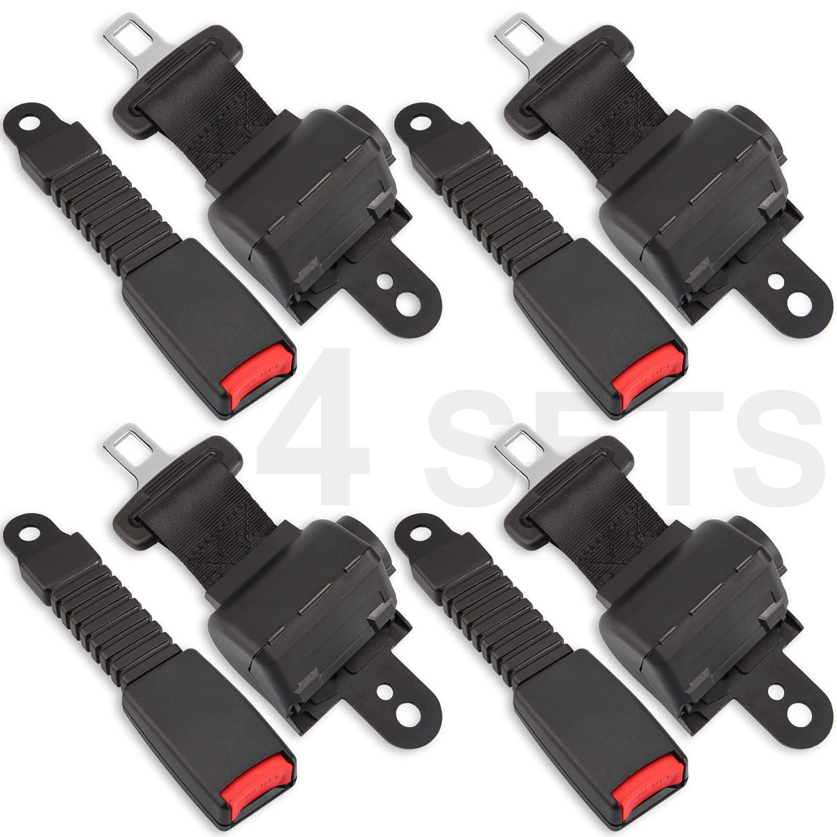 Dewkake DOT certified seat belts for reliable golf cart performance