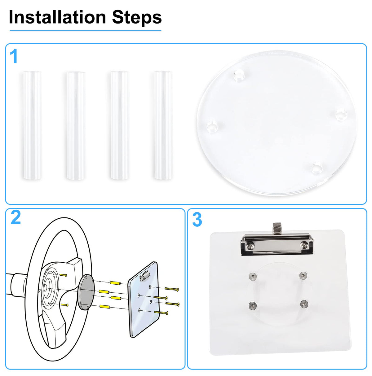 Dewkake EZGO/Club Car compatible scorecard keeps installation simple.