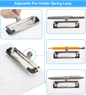 Dewkake pencil holder integrated with scorecard for easy pencil access during play.
