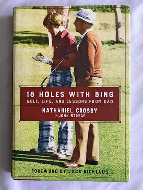Dey Street Books 18 Holes with Bing cover image, highlighting Bing Crosby golf memories.