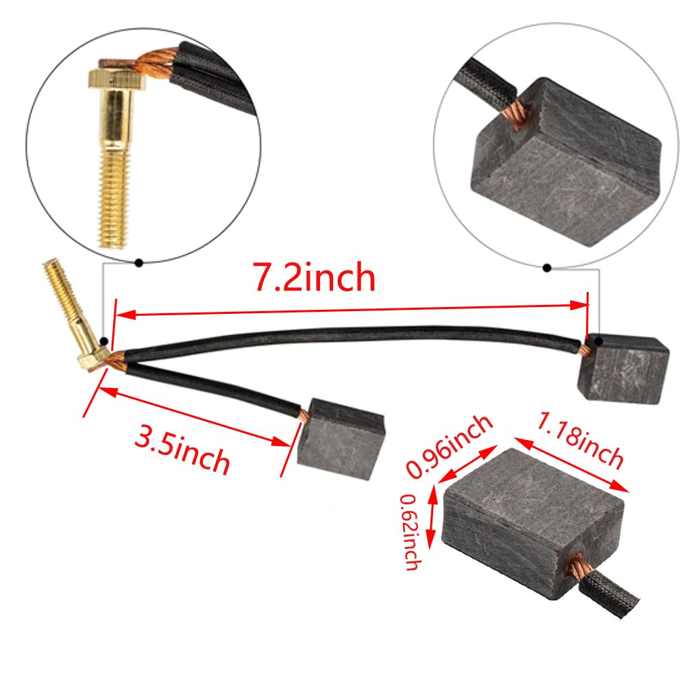 DFuerdivn brush kit components including brushes and hardware for easy replacement