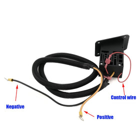 DFuerdivn Powerwise Receptacle harness close-up showing secure wiring for 36V EZGO