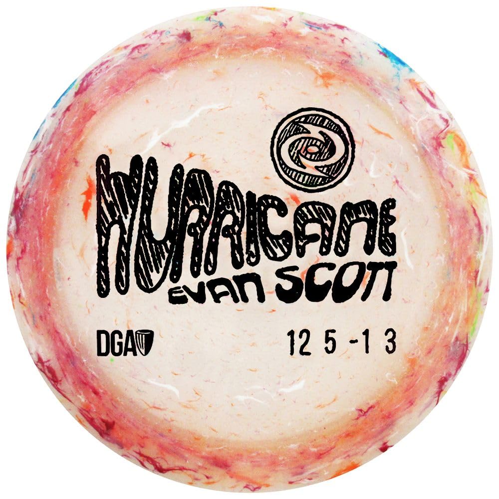 DGA Hurricane distance driver in granite blend by Evan Scott edition for long, stable fades.