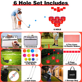 DHXGON foldable holes enable quick course setup
