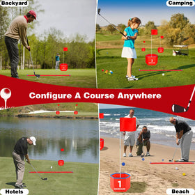 DHXGON Backyard Golf Game pickleballs for casual play with family