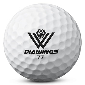 Diawings Max Distance ball in flight demonstrates straight, controlled trajectory for slower swing speeds.