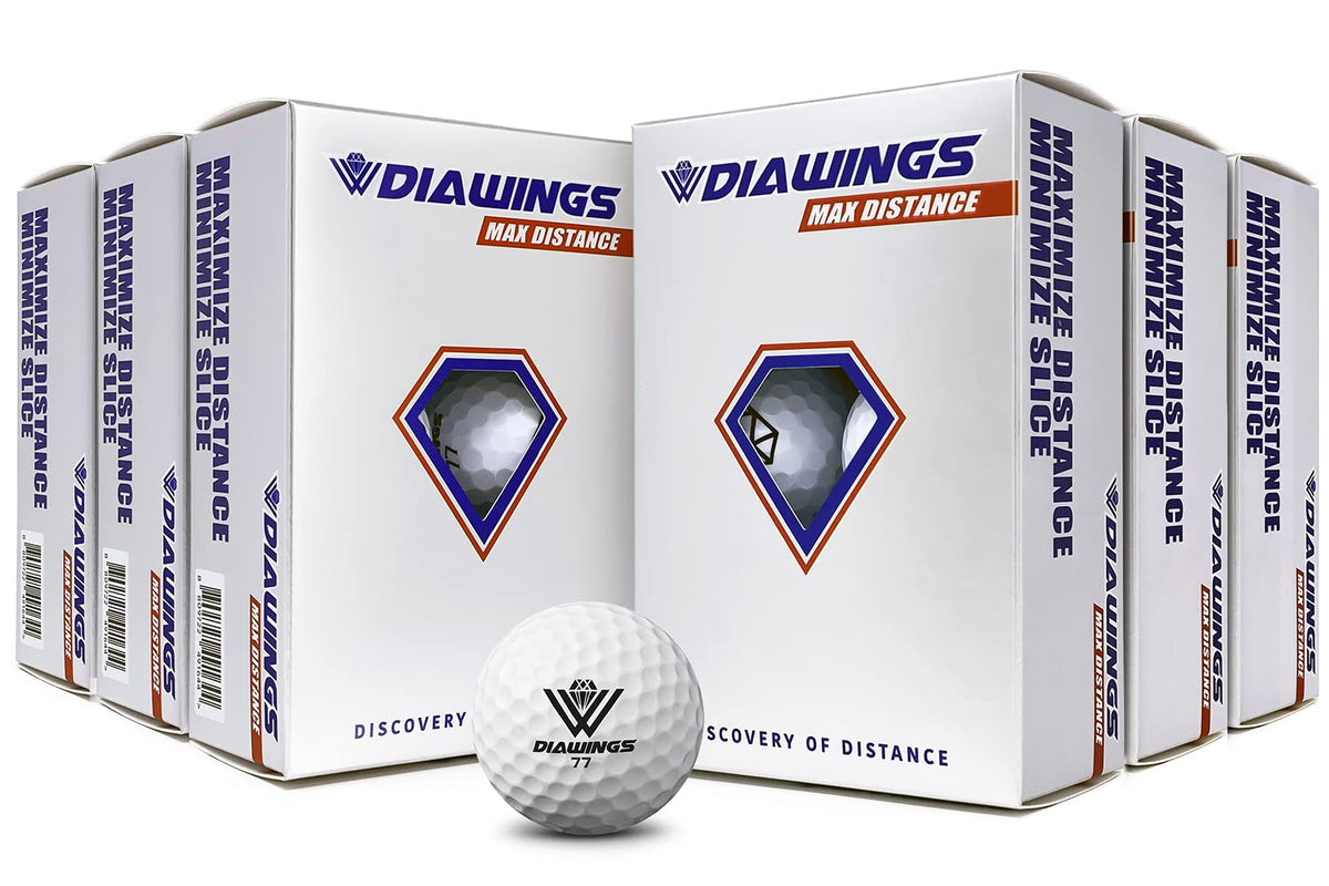 Diawings W Max Distance ball front packaging showing portable set for easy transport.