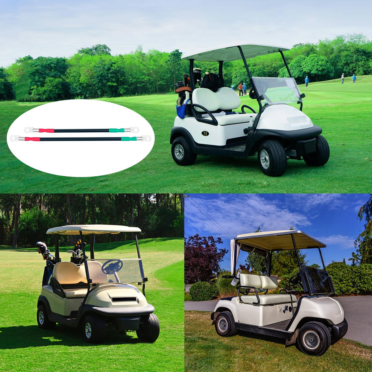 Digi Marker easy-installation cables simplify upgrading your golf cart wiring.