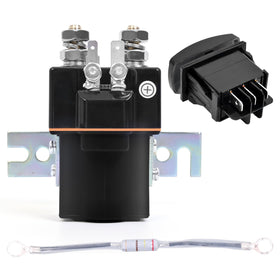 DingRan 48V solenoid kit front view for Club Car DS, easy upgrade.