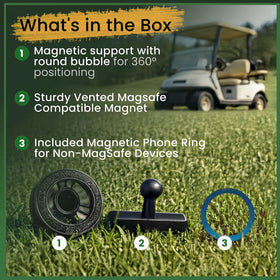 DIREKTIC MagGrip Pro hands free viewing on the golf cart