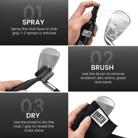 Dirty Dazzler microfiber towel absorbs grime for quick cleanup