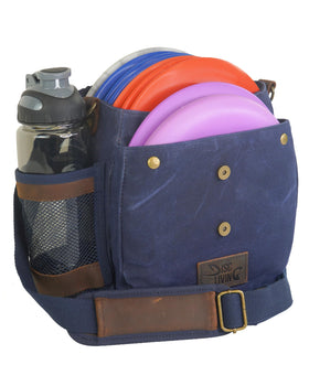 Disc Living original front view of blue bag for quick rounds
