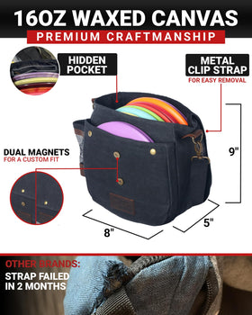 Disc Living The ORIGINAL bag sling design supports easy carry.