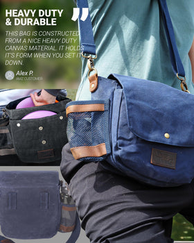 Disc Living reinforced stitching enhances durability on high-stress areas