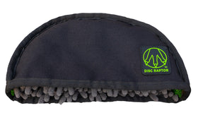 Disc Raptor microfiber chenille surface captures dirt and moisture on muddy discs.