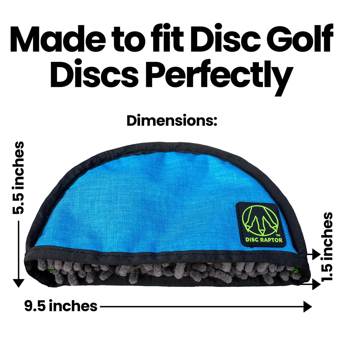 Disc Raptor obsidian-gray color adds a sleek, modern look.