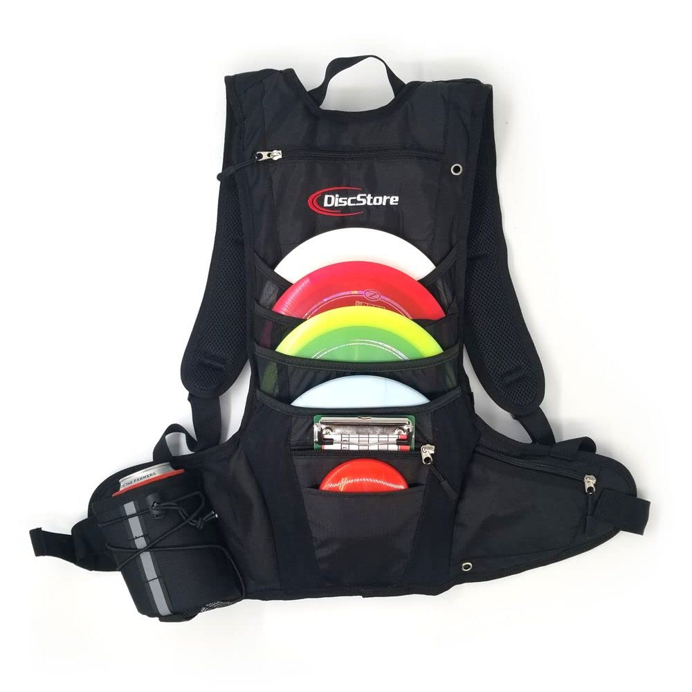 Disc Store Trekker interior showing 4-8 disc storage for organized play.