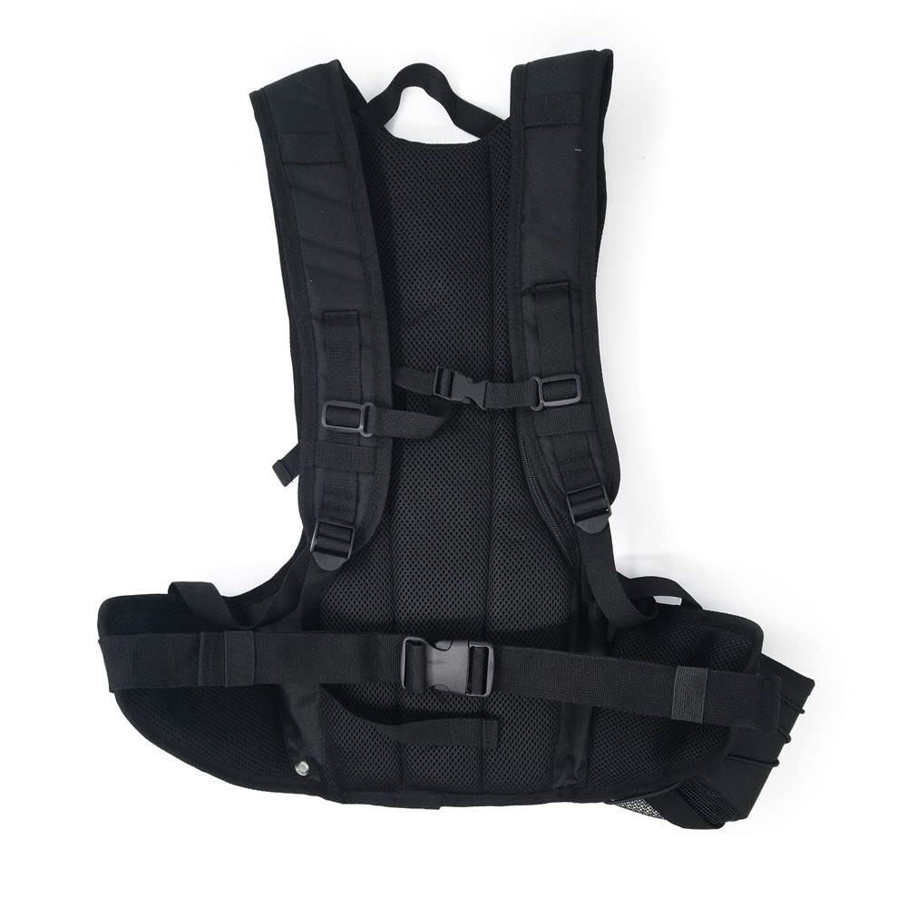Disc Store Trekker side pocket with hoodie or extra clothes storage.