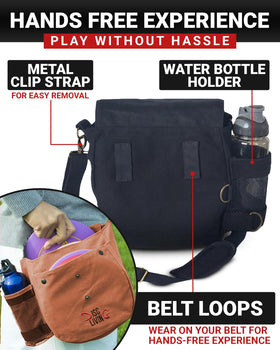 Disc Living pockets enable fast pull-and-return access on course.
