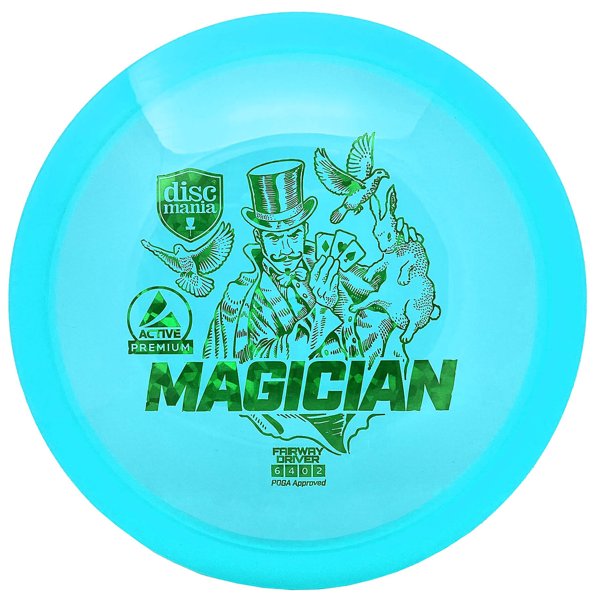 Discmania Magician in flight with a stable, predictable path
