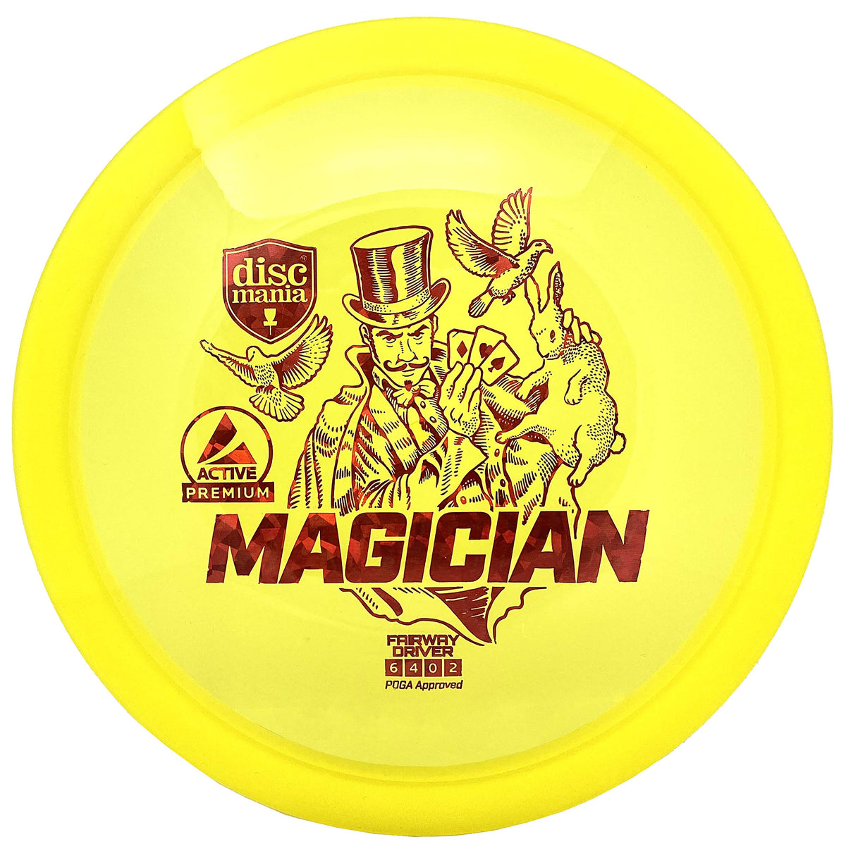 Discmania Magician fairway driver on the tee for precise controlled shots