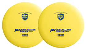 Discmania D-line P2 Flex 2 yellow pack ready for accurate putting.