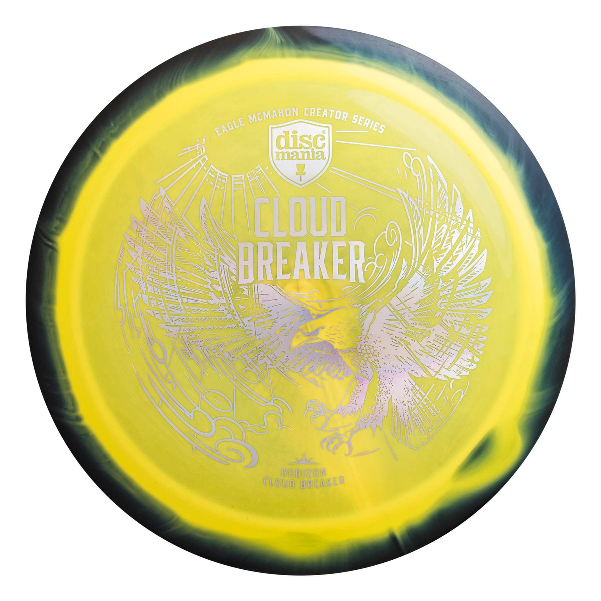 Discmania Eagle McMahon Cloud Breaker front view shows its streamlined distance-driver profile