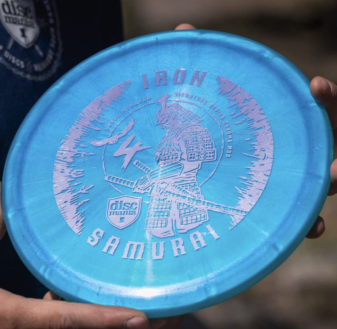 Discmania Eagle McMahon Iron Samurai 4 MD3 box art showcasing premium packaging