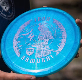 Discmania Eagle McMahon Iron Samurai 4 MD3 box art showcasing premium packaging