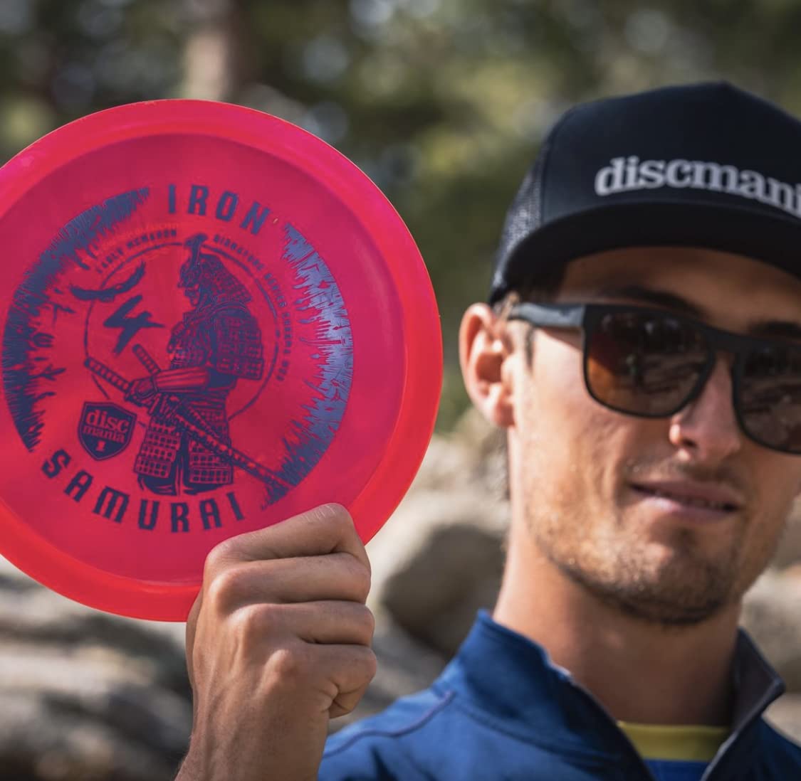 Discmania Eagle McMahon Iron Samurai 4 MD3 grip closeup for comfortable throws