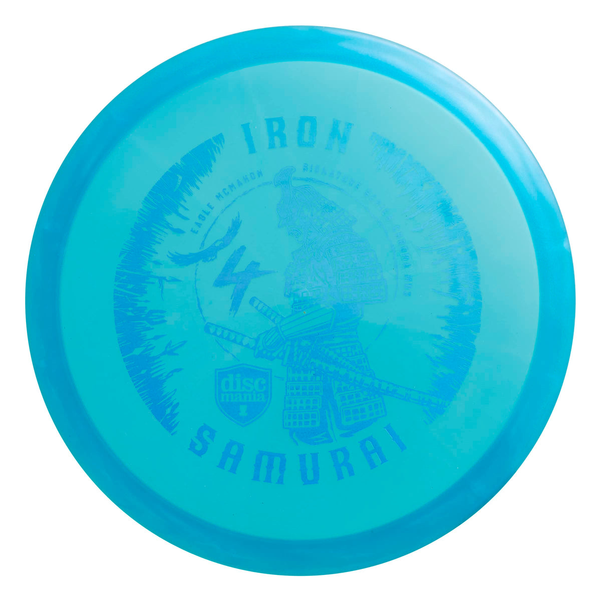 Discmania Eagle McMahon Iron Samurai 4 MD3 side profile highlighting balanced release
