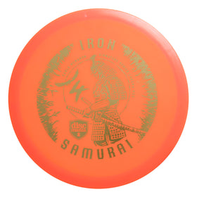 Discmania Eagle McMahon Iron Samurai 4 MD3 texture closeup with premium Chromа plastic grip