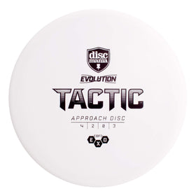 Discmania Evolution Exo Soft Tactic putter delivers smooth glide for long approaches.