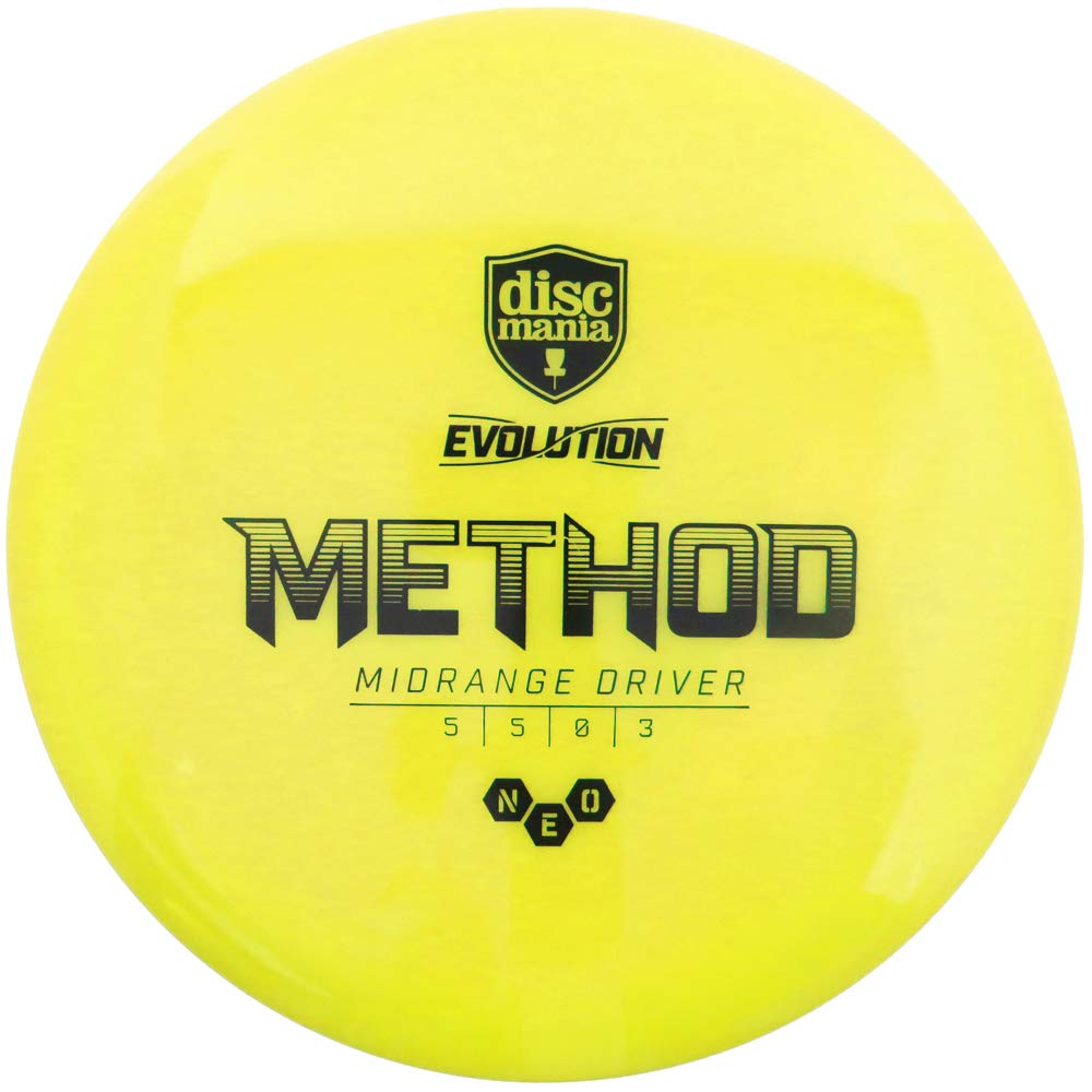 Discmania Evolution Neo Method midrange in flight with steady glide for accurate approaches.