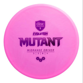 Discmania Evolution Neo Mutant midrange in pink, built for wind resistance and reliable control.
