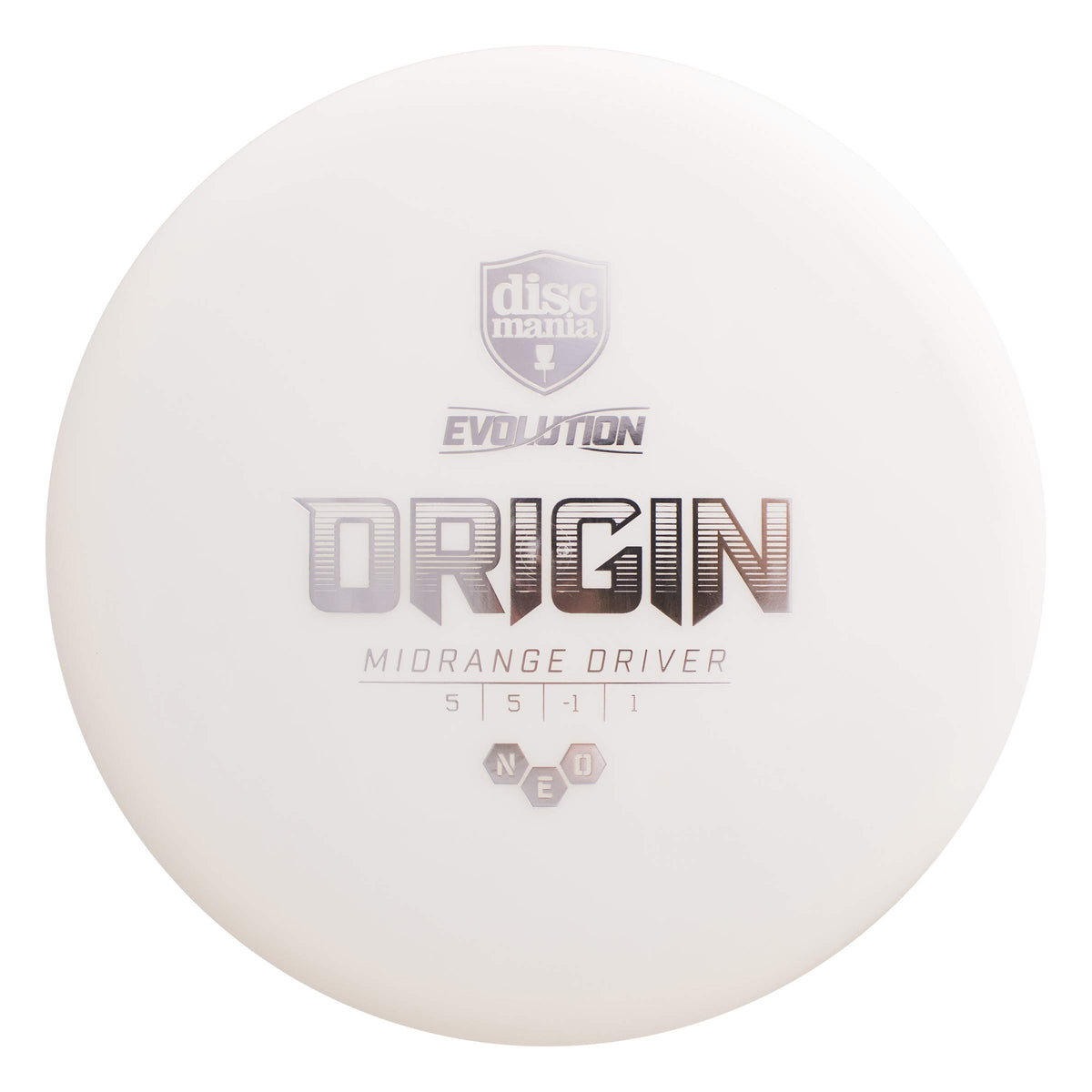 Discmania Evolution Neo Origin midrange in flight, high glide enables long, straight lines.