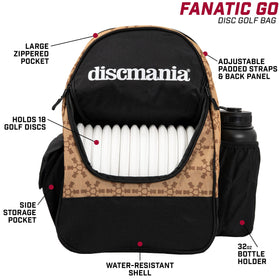 Discmania Fanatic Go side bottle holder keeps hydration within reach